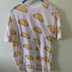 Taco Bell Limited Edition All-Over Taco Print Tee